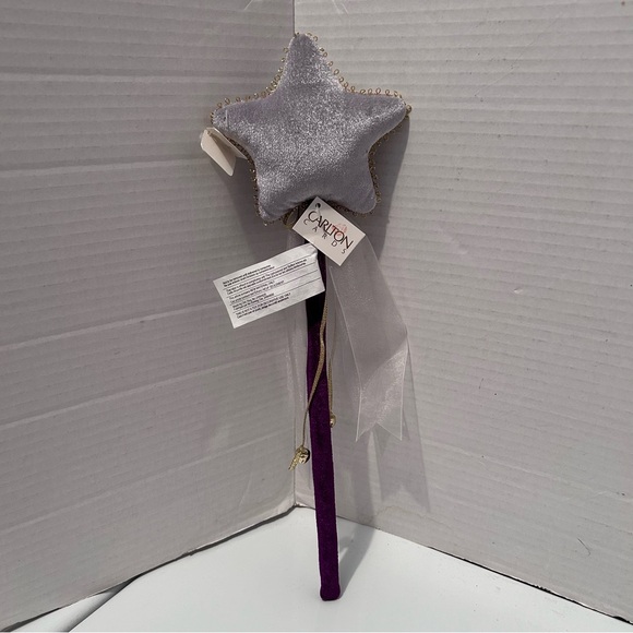Carlton Card gray Make a Wish Princess wand 14” - Picture 2 of 5